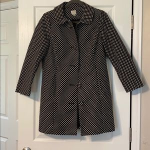 Polka dot Trench coat